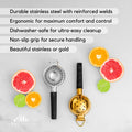 Gold and stainless steel Citrus Juicer