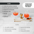 Bar tools and glassware set