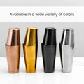 Variety of cocktail shakers