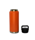 36 Oz Stainless Steel Twist-Off Cap Water Bottle - Orange
