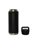 36 Oz Stainless Steel Twist-Off Cap Water Bottle - Black