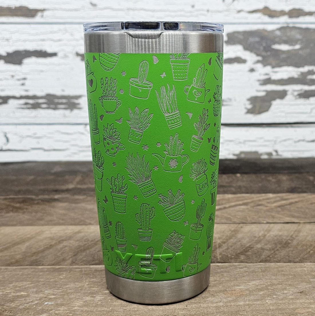 Engraved YETI® 20oz Tumbler, Canopy Green Cactus