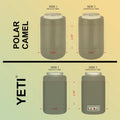 a diagram of a yeti cooler with measurements