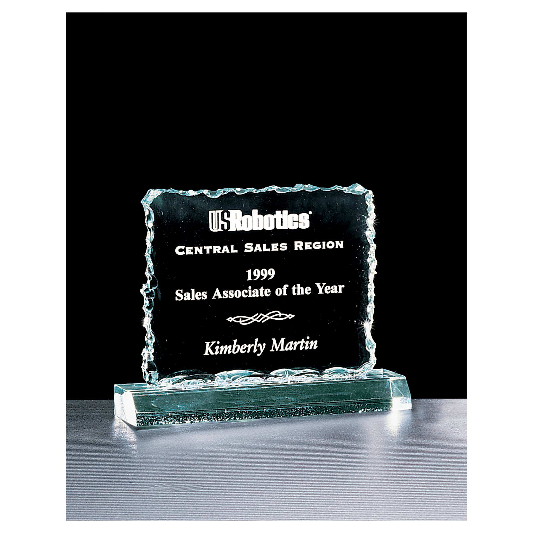 5 1/2" x 5 1/4" Crushed Ice Jade Acrylic