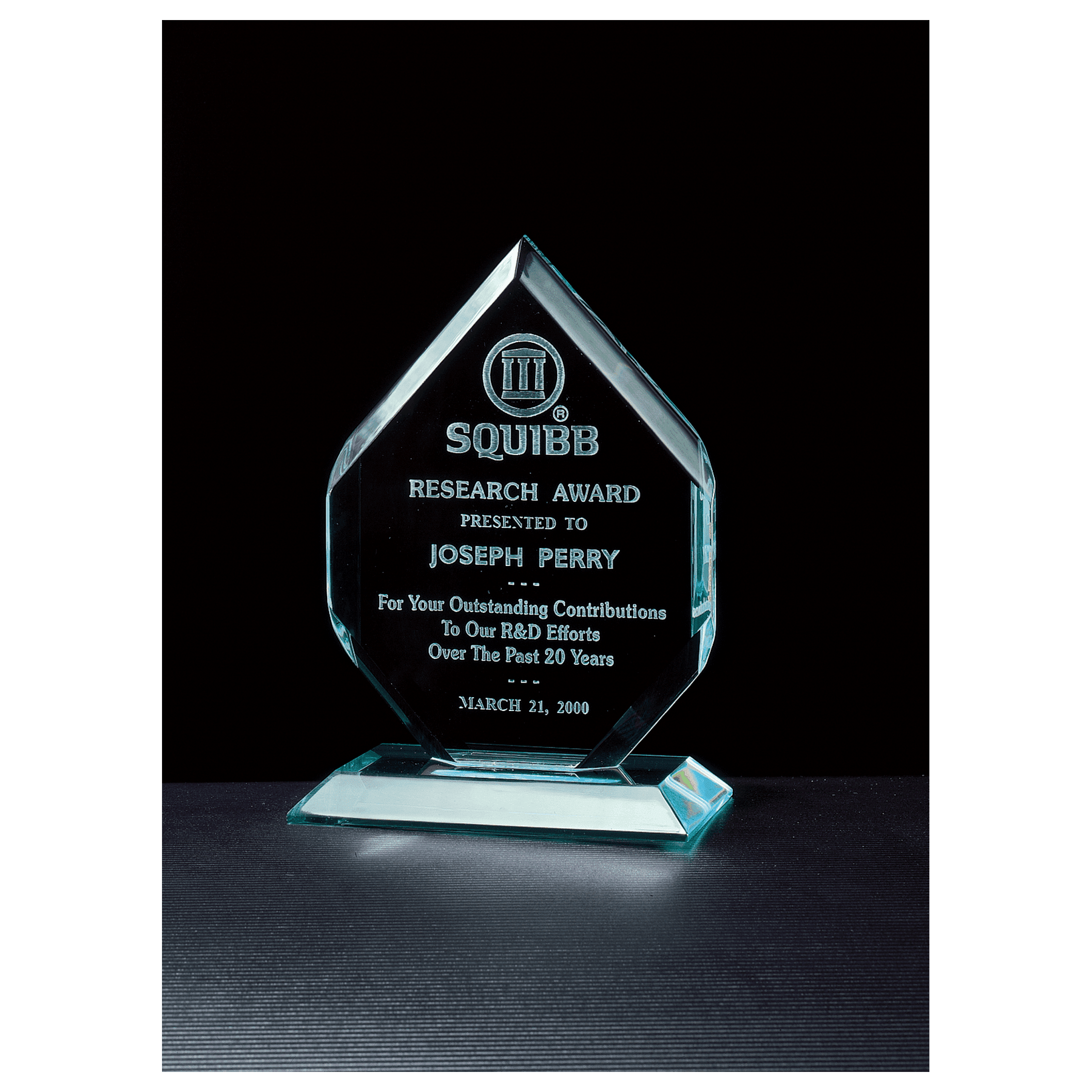 6" x  8 3/4" Flame Series Jade Acrylic