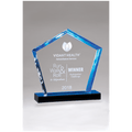 Diamond Series Acrylic Award with Blue Accent