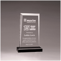 Clear Acrylic Award with Black 5