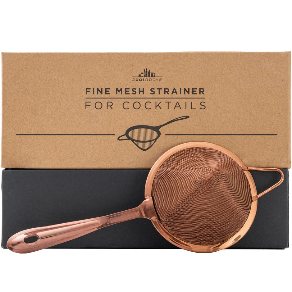 Antique Copper Fine Mesh Strainer 