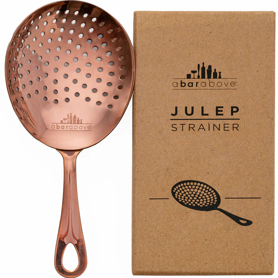 durable stainless steel julep strainer with box