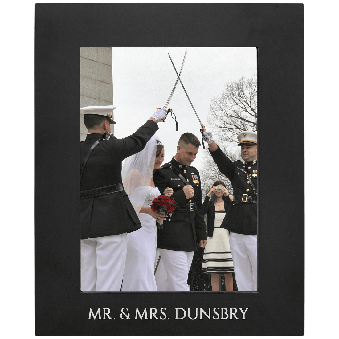 Black 5" x 7" Aluminum Photo Frame