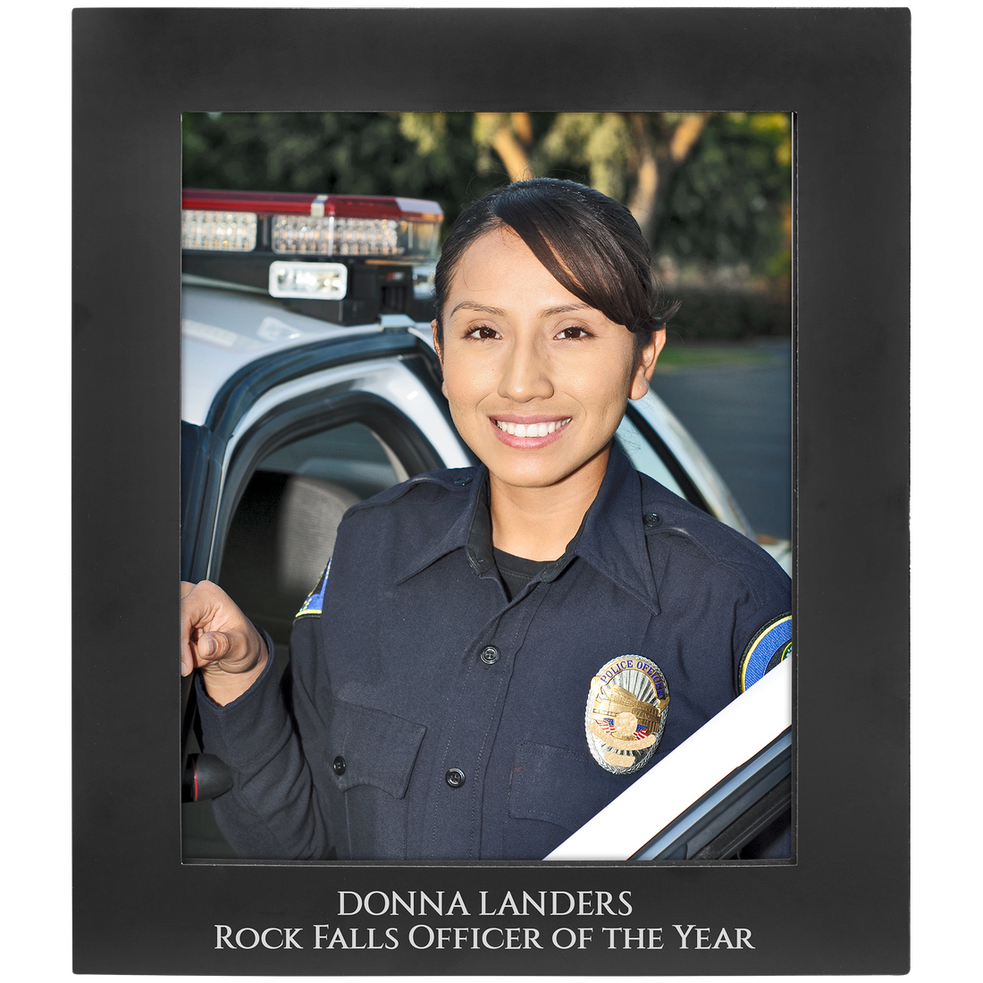 Black 8" x 10" Aluminum Photo Frame