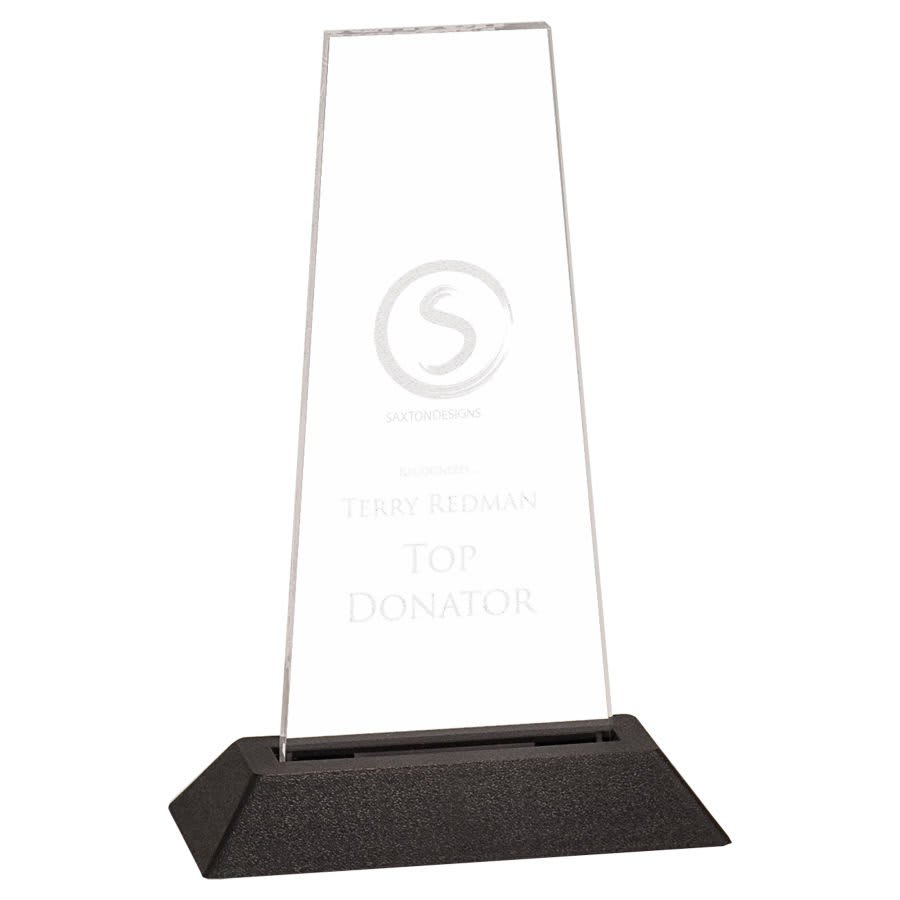 3" x 5" Clear Prism Pop-In Acrylic (Base not included)