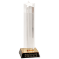 Single Star Column Acrylic Award