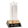 Single Star Column Acrylic Award