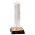 Single Star Column Acrylic Award