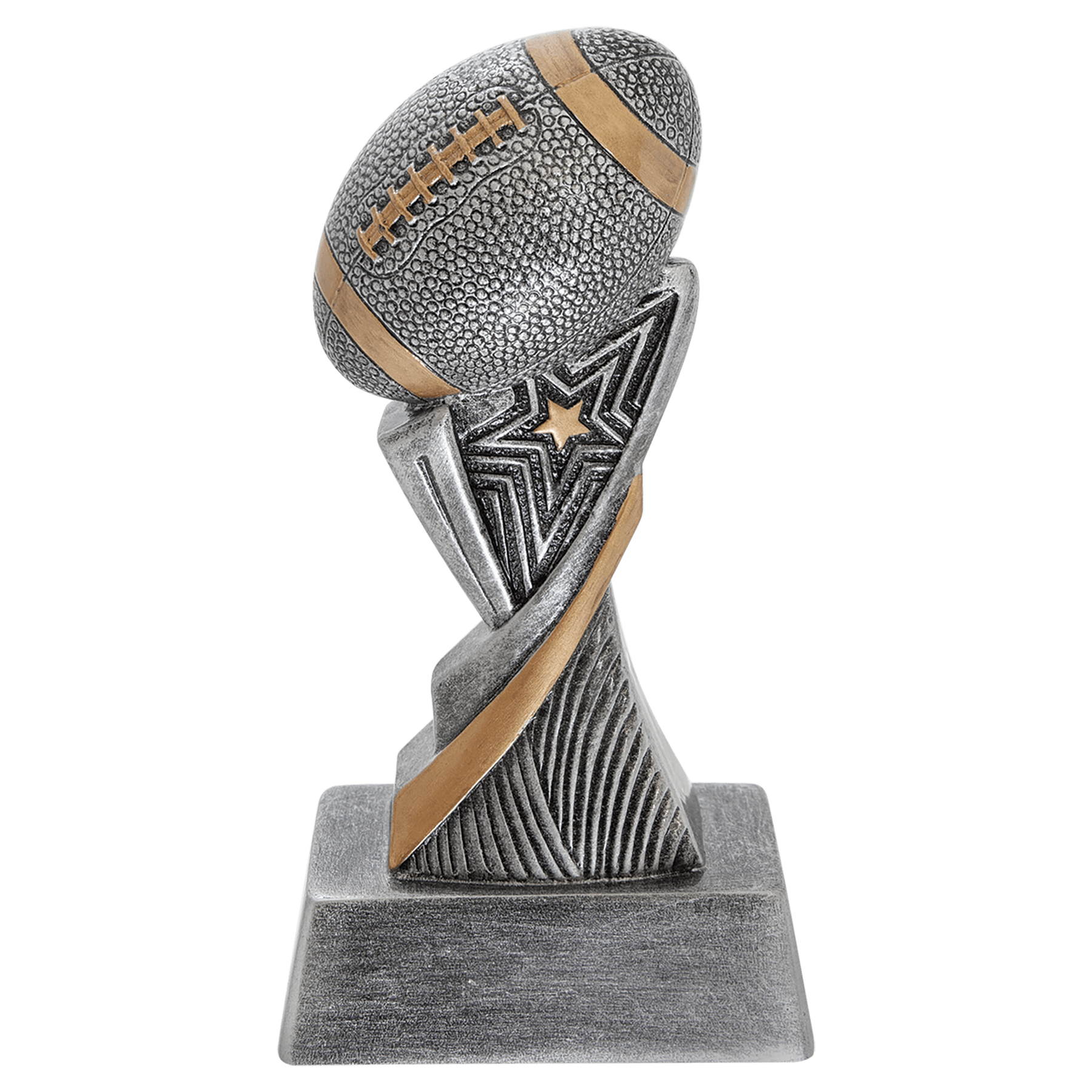 6" Football Aspire Resin