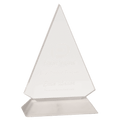 Clear Large Triangle Acrylic with Base