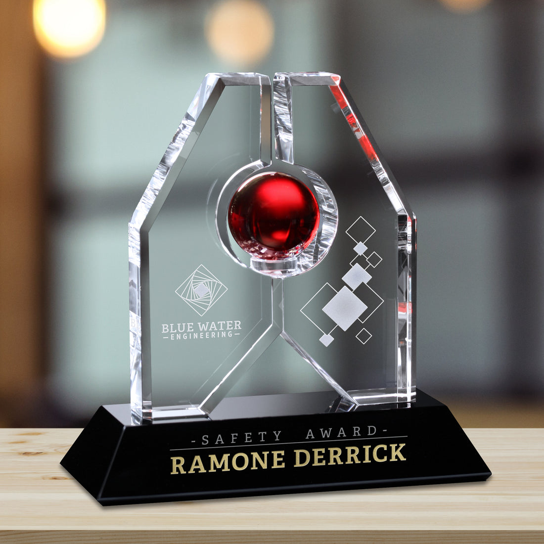 Abbott Award 8-1/2"; sample personalization shown