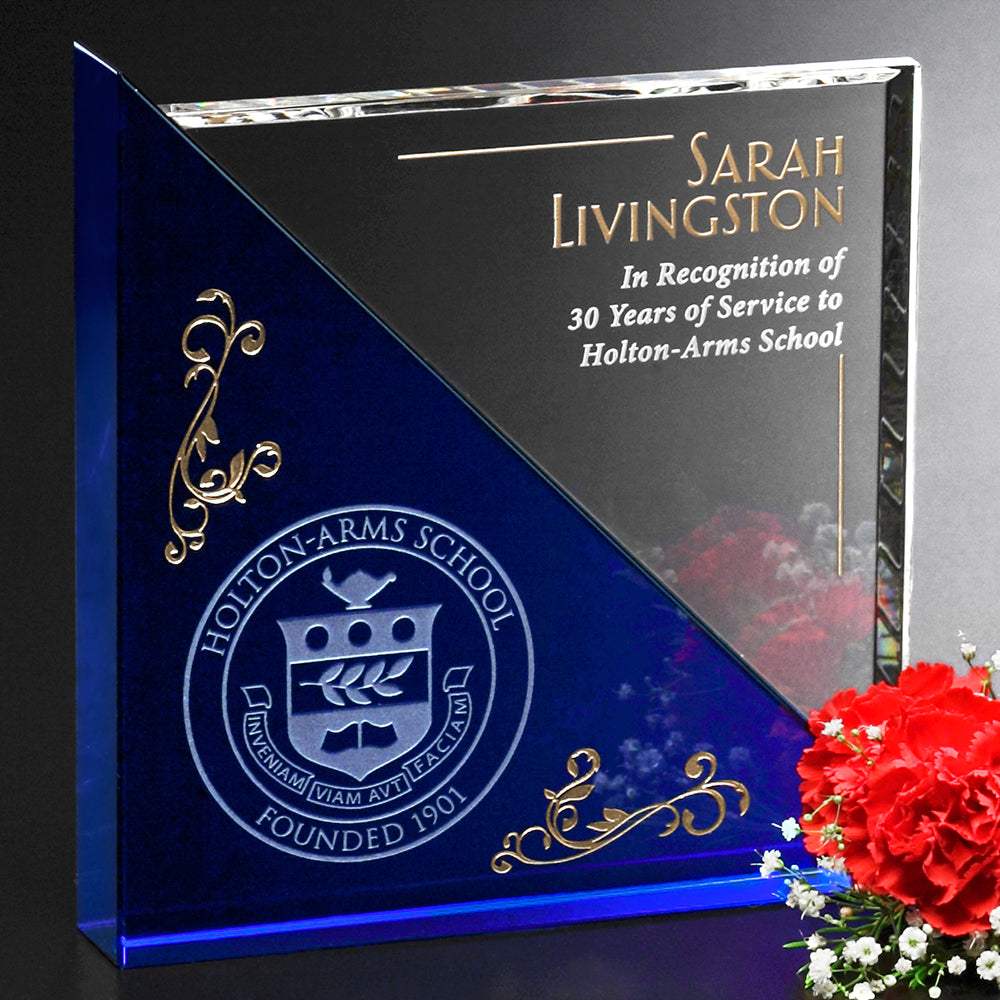 Acclaim Award 5"; sample personalization shown