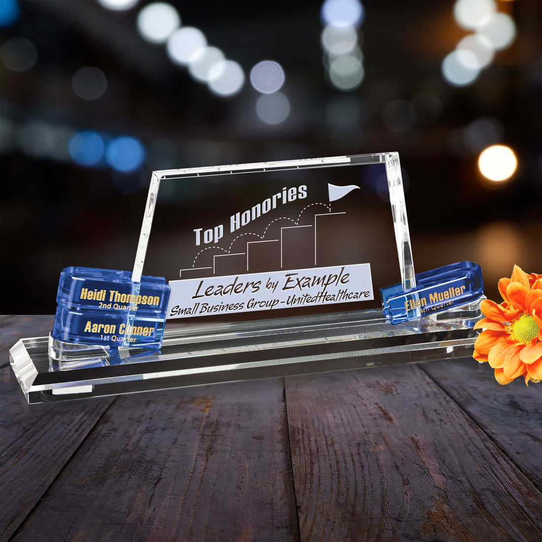 Alameda Goal-Setter 4"; sample personalization shown