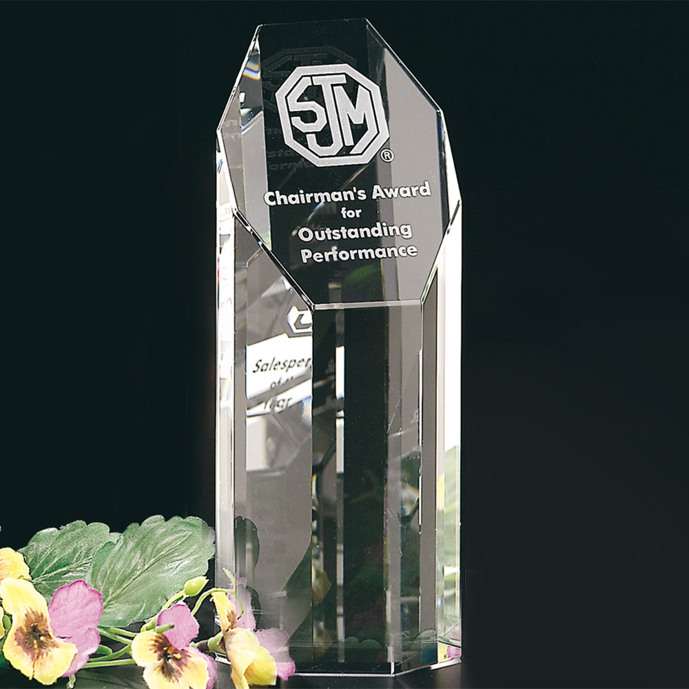 Amherst Award 8"; sample personalization shown