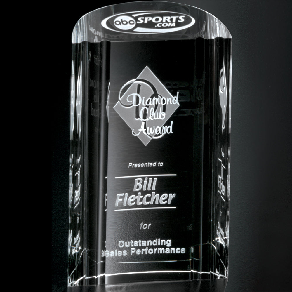 Ashbury Award 8"; sample personalization shown