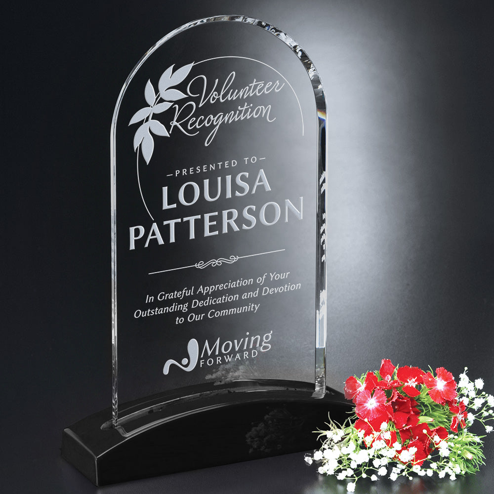 Asheville Arch 8-1/2"; sample personalization shown