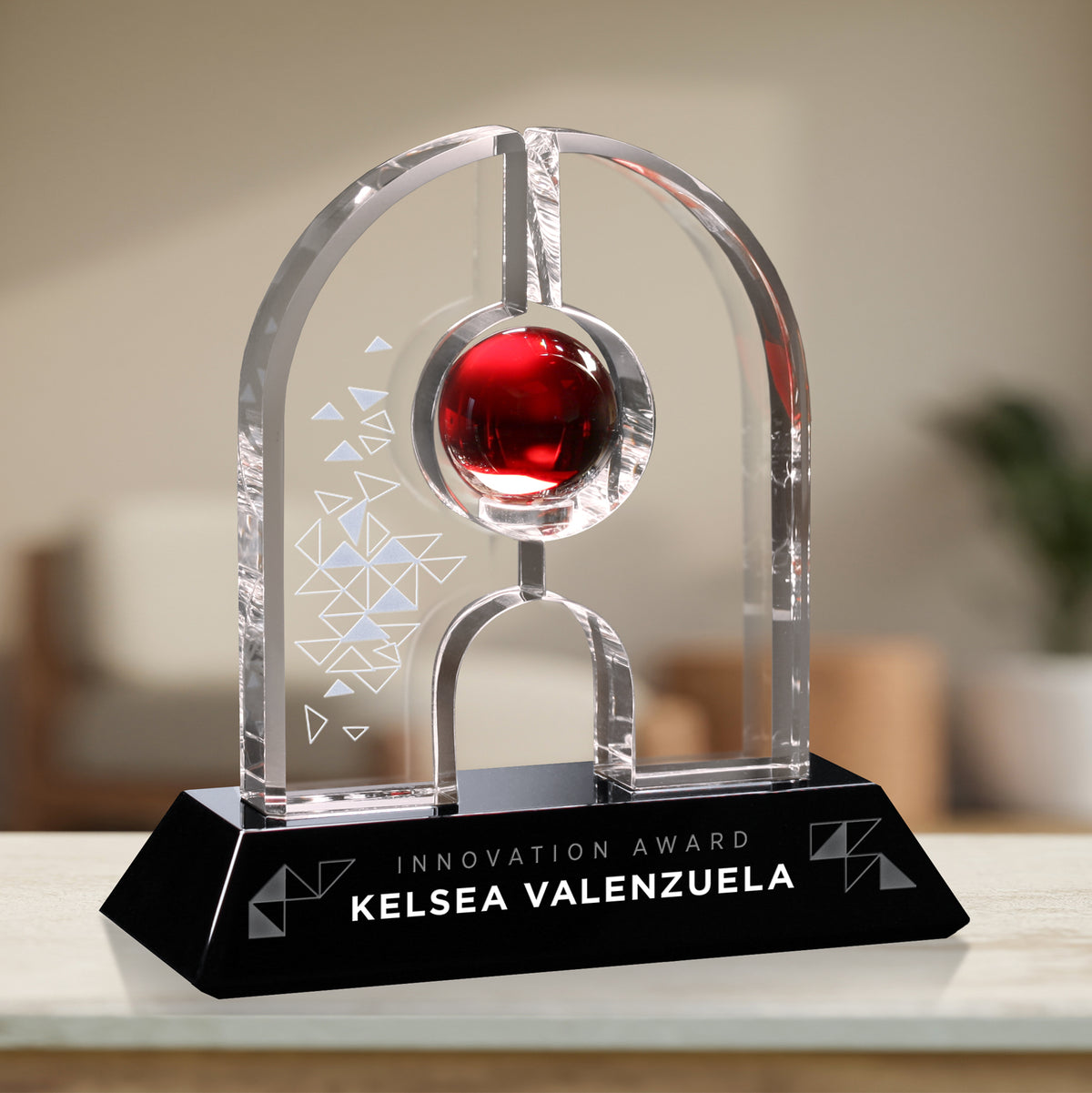 Ashley Award 8-1/2"; sample personalization shown