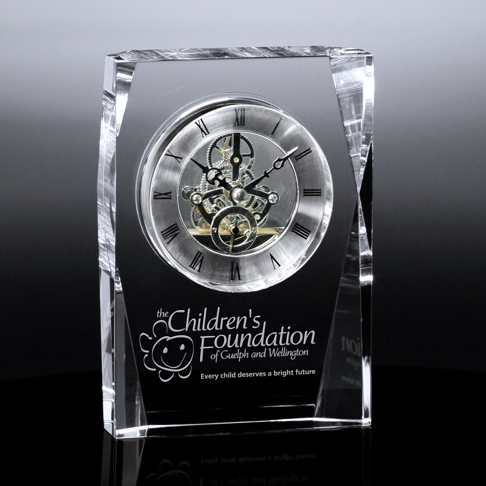 Associate Clock 7"; sample personalization shown