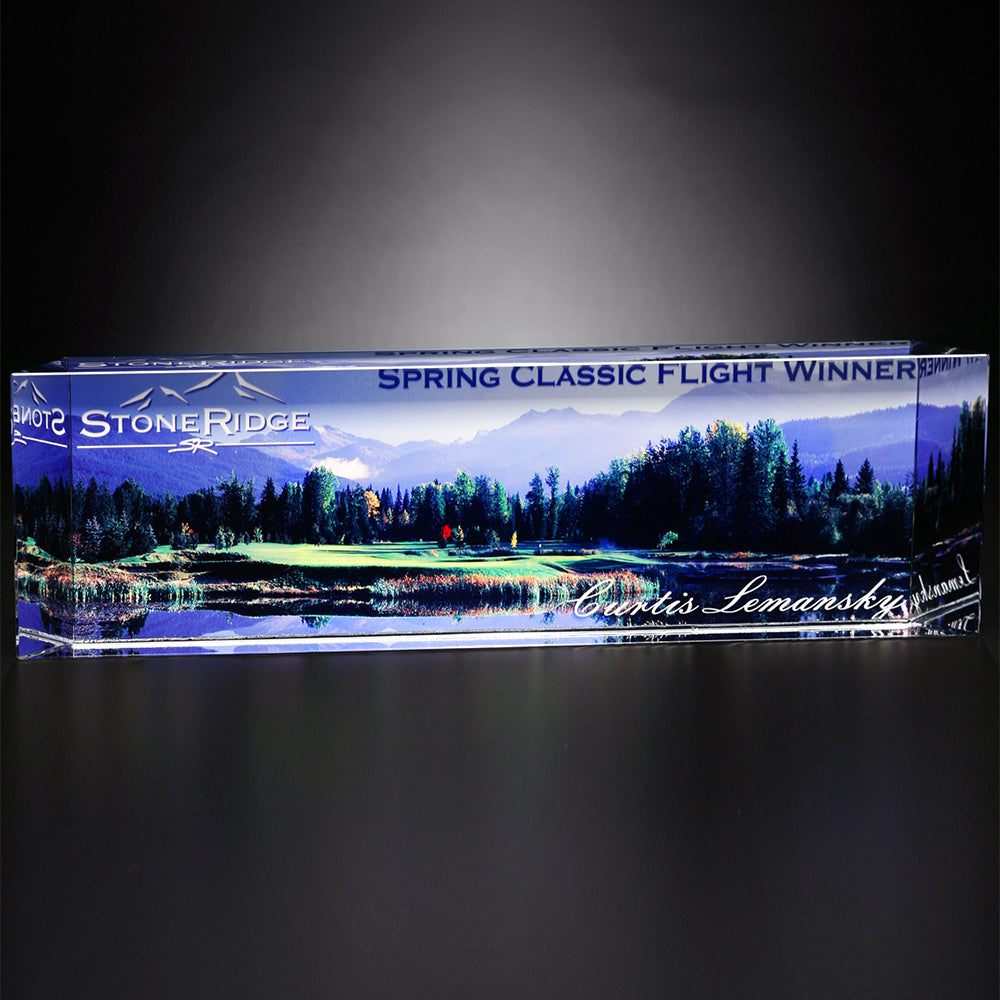 Augusta Award 10" W; sample personalization shown