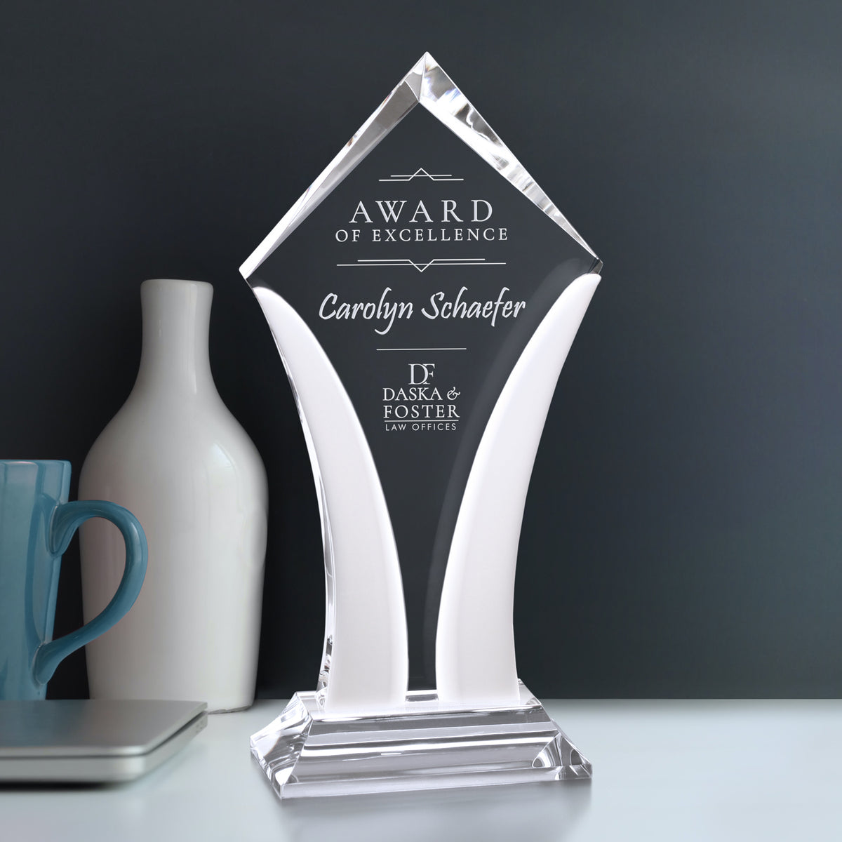 Aurora Award 10-1/2"; sample personalization shown