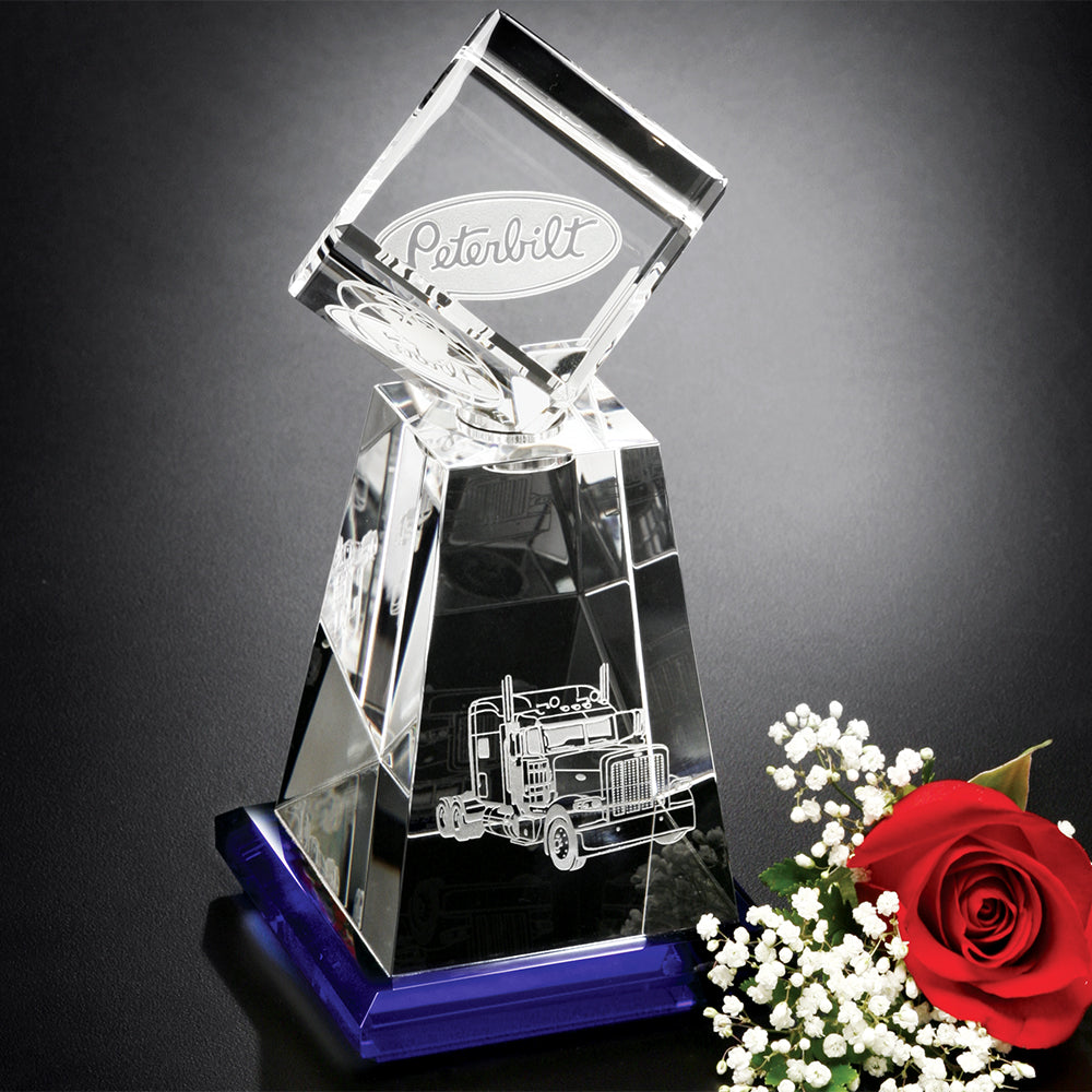 Awards In Motion Albany 9 1/2"; sample personalization shown