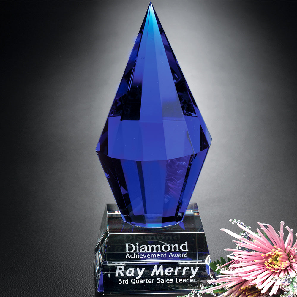 Azure Diamond 7"; sample personalization shown