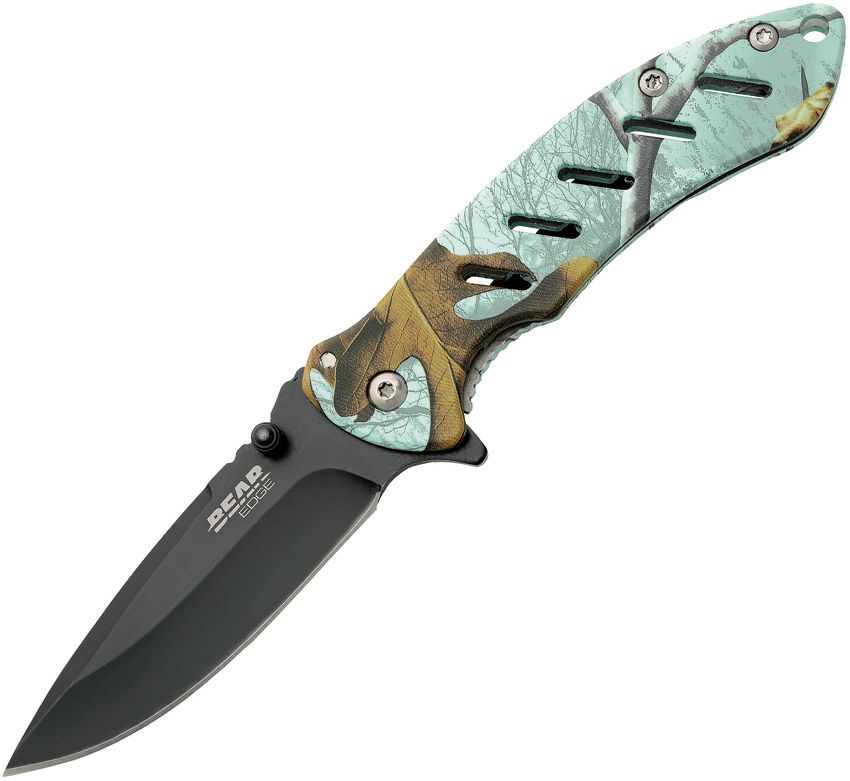 Brisk Framelock Blue Camo A/O with 1 Engraving