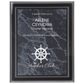 Black Marble Border Clear 8
