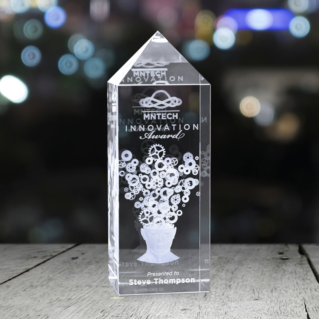 Berkley Award 6"; sample personalization shown