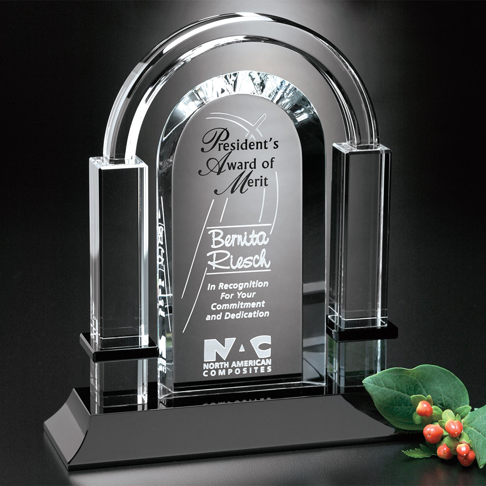 Biltmore Award 8"; sample personalization shown