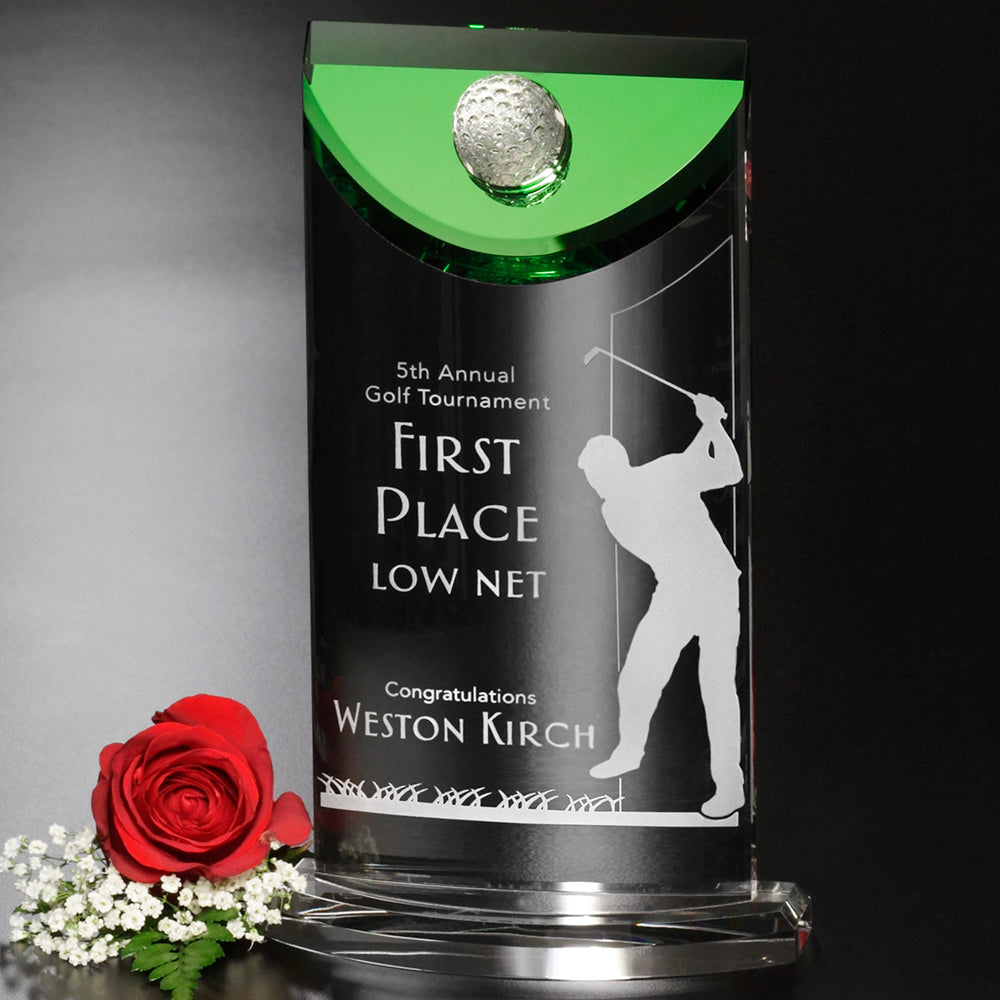 Birdie Award 9-1/4"; sample personalization shown