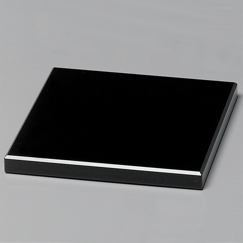 Black Glass Base 4"