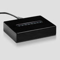 Black Piano Finish Lighted Rectangle Base 8 1/4