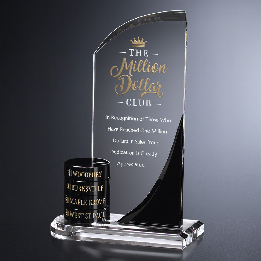 Boulder Goal-Setter 9-3/4"; sample personalization shown