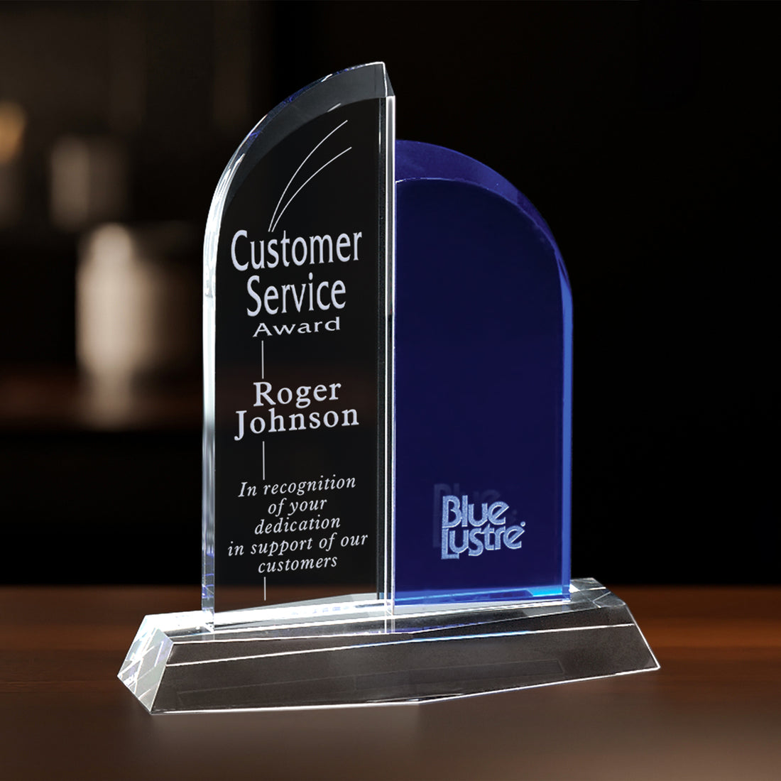 Brigadier Award 8"; sample personalization shown