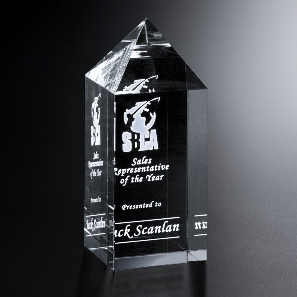 Buckingham Award 6"; sample personalization shown