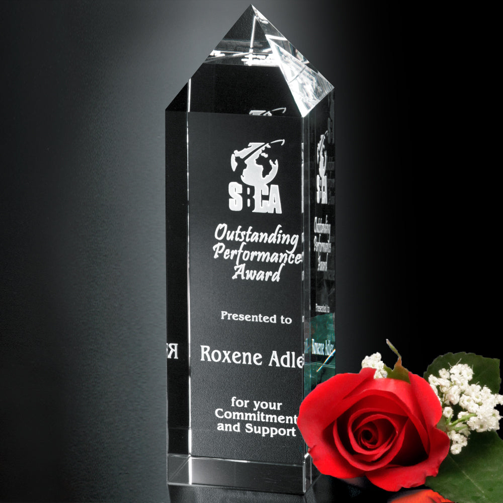 Buckingham Award 8"; sample personalization shown