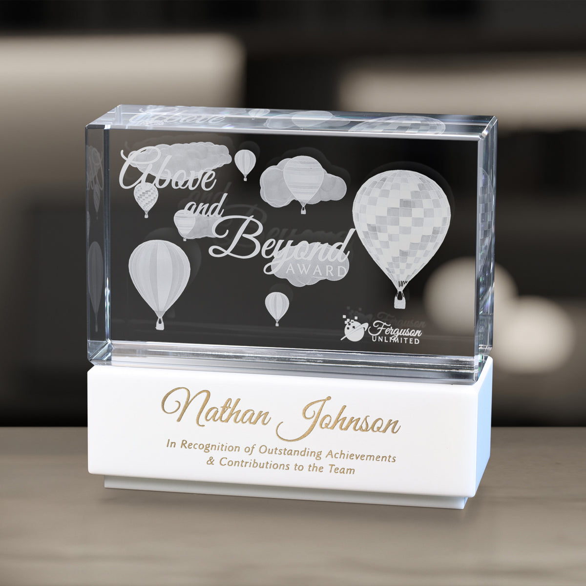 Butler Imperial Rectangle 4-1/2"; sample personalization shown