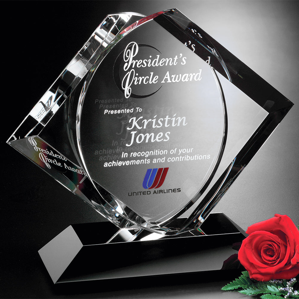 CEO Award 9"; sample personalization shown