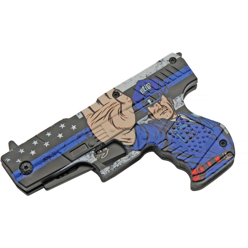 Gun Linerlock A/O Police