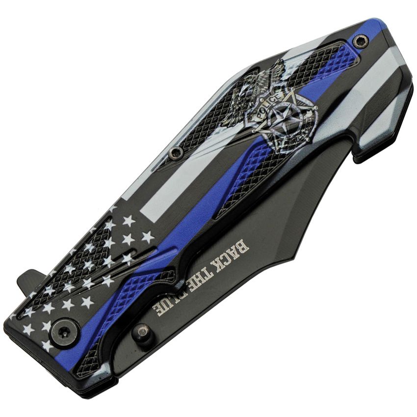 Back The Blue Linerlock A/O