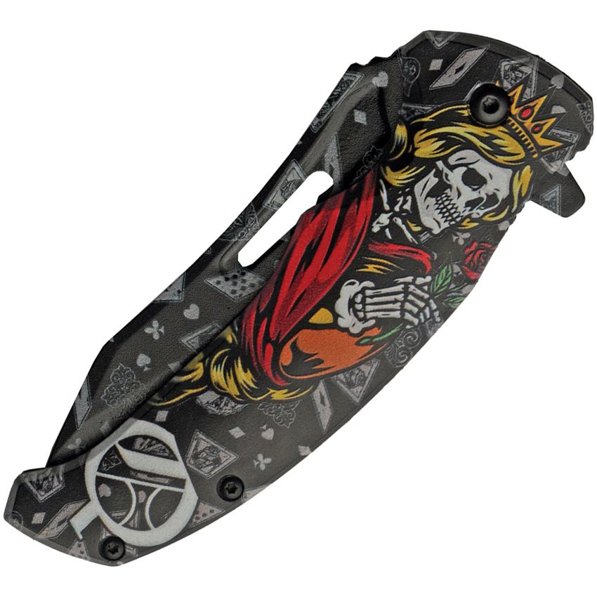 Queen Skull Linerlock A/O