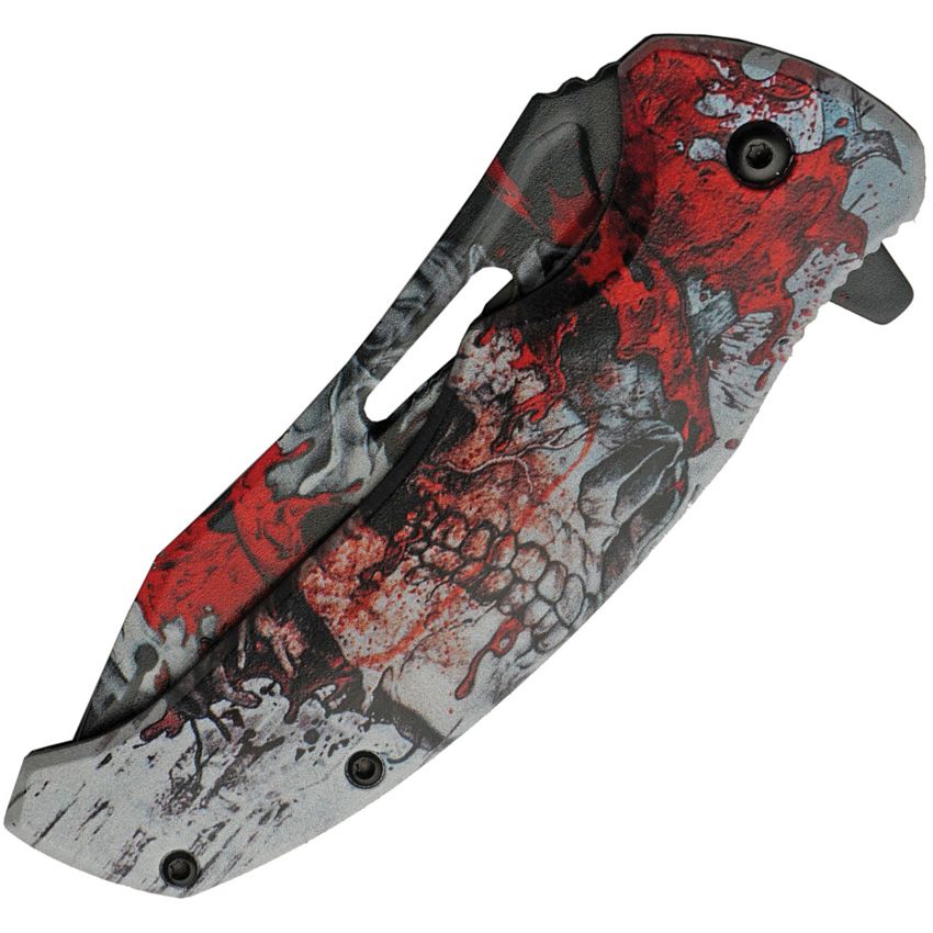 Skull Linerlock A/O Red